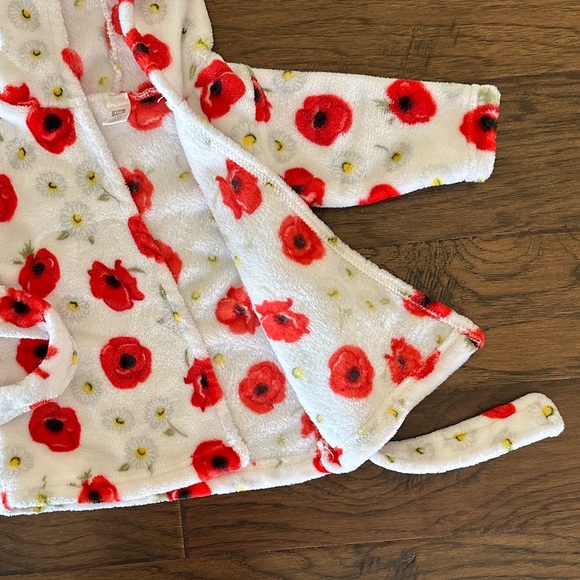 HB Cozy Baby Robe Red - Picture 3 of 4